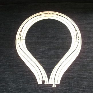 Street part reverse loop H0