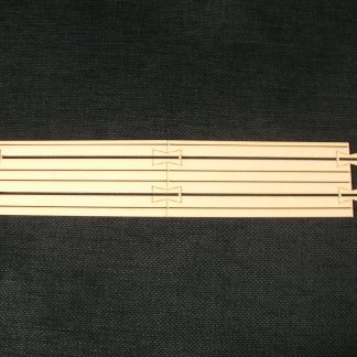 Street part extension set busstop 420mm H0