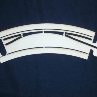 Street part curve 218mm H0