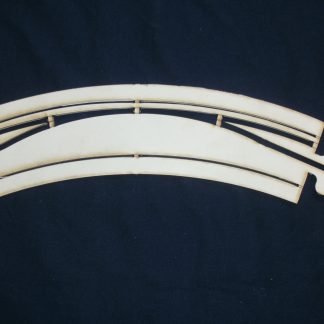 Street part curve 268mm H0